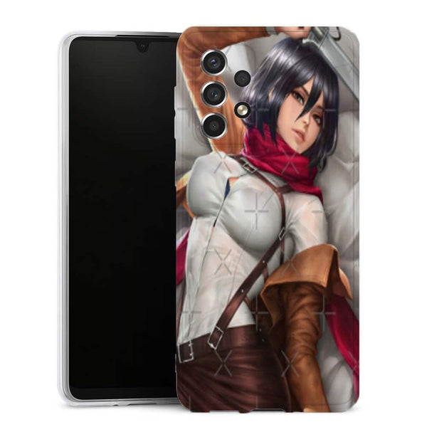 Coque Samsung Galaxy A33 5G Mikasa Attack on Titan filles sexy beau cul
