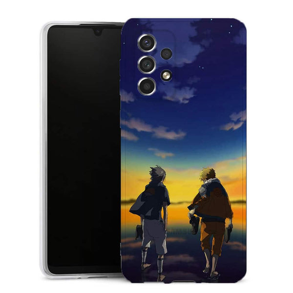 Coque Samsung Galaxy A33 5G Naruto & Sasuke Ciel Etoilé