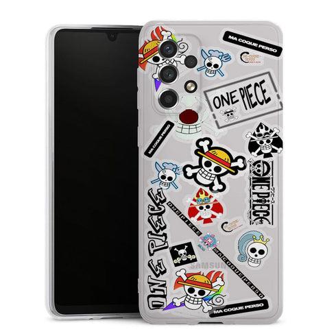 Coque Samsung Galaxy A33 5G One Piece Logo Patchwork