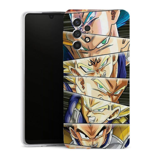 Coque Samsung Galaxy A33 5G Regard Vegeta | Housse Silicone Souple | Manga Dragon Ball z