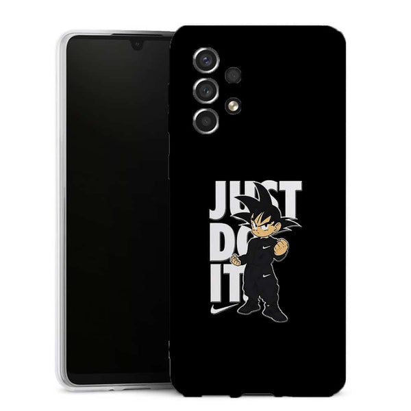 Coque Samsung Galaxy A33 5G Sangoku Nike | Housse Silicone Souple | Manga Dragon Ball z
