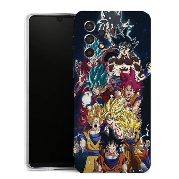 Coque Samsung Galaxy A33 5G Sangoku Evolution | Housse Silicone Souple | Manga Dragon Ball z