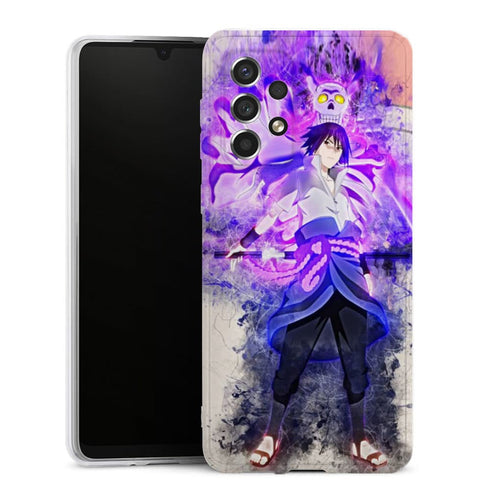 Coque Samsung Galaxy A33 5G Sasuke Armure Susanoo | Housse Silicone | Étui antichoc | Manga Naruto