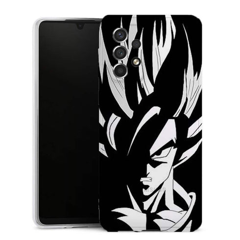 Coque Samsung Galaxy A33 5G Super Sayian et Sango KU | Housse Silicone Souple | Manga Dragon Ball z