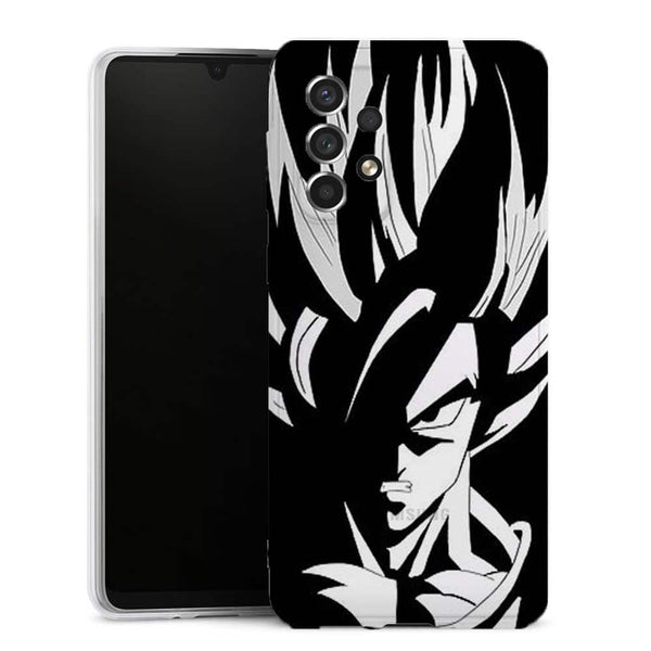 Coque Samsung Galaxy A33 5G Super Sayian et Sango KU | Housse Silicone Souple | Manga Dragon Ball z