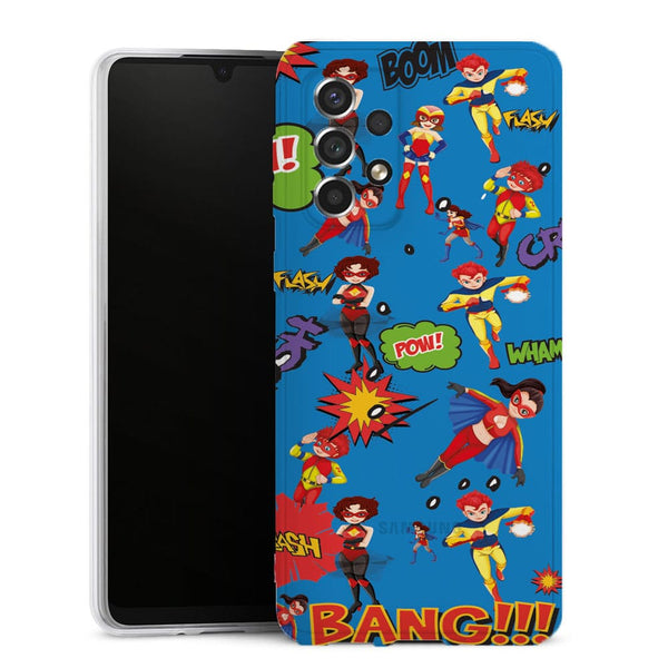 Coque Samsung Galaxy A33 5G Super Héros Bleu | Housse Silicone Souple | Manga Dragon Ball z