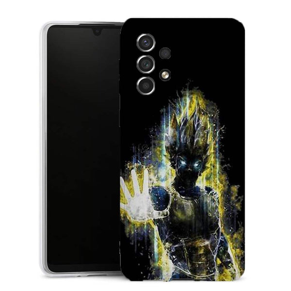 Coque Samsung Galaxy A33 5G Super Vegeta | Housse Silicone Souple | Manga Dragon Ball z