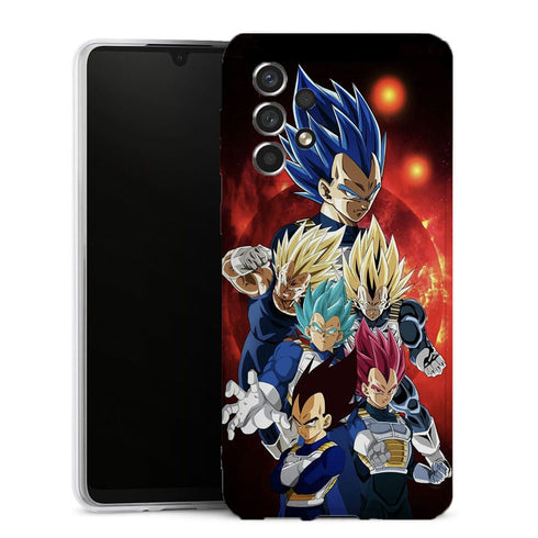 Coque Samsung Galaxy A33 5G Vegeta Evolution | Housse Silicone Souple | Manga Dragon Ball z