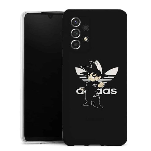 Coque Samsung Galaxy A33 5G Goku Bad guy Adidas Jogging | Housse Silicone Souple | Manga Dragon Ball z
