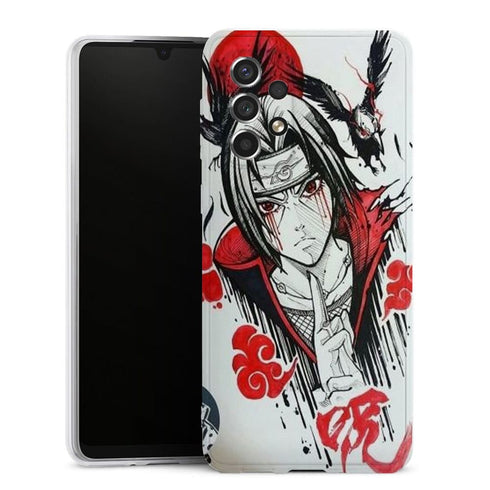 Coque Samsung Galaxy A33 5G itachi blood eyes raven akatsuki