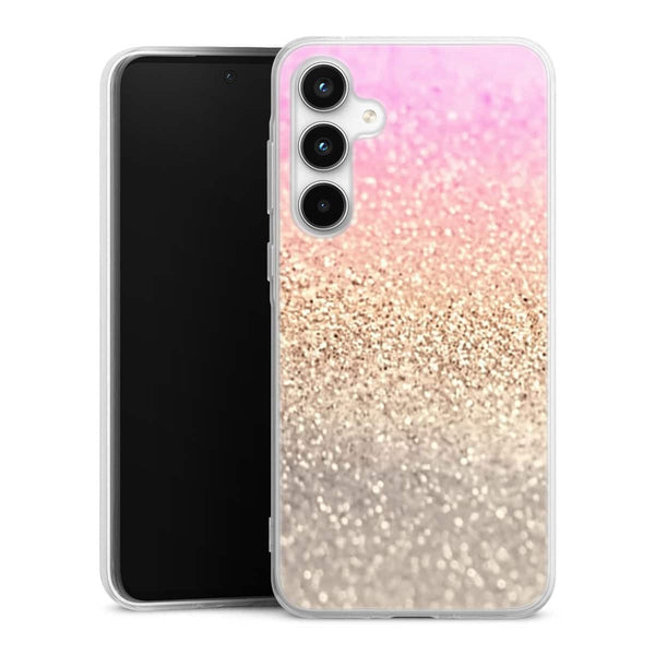 Coque pour Samsung a35 Pink Glitter way