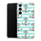 Coque Samsung A35 5G ancres et fleurs