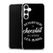 Coque Samsung A35 5g Attention le Chocolat fait retrecir les jeans
