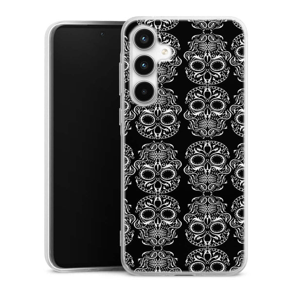 Coque Samsung A35 5G Calavera Noir et Blanc