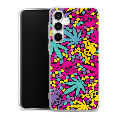 Coque Samsung A35 5G Cana Skull colors