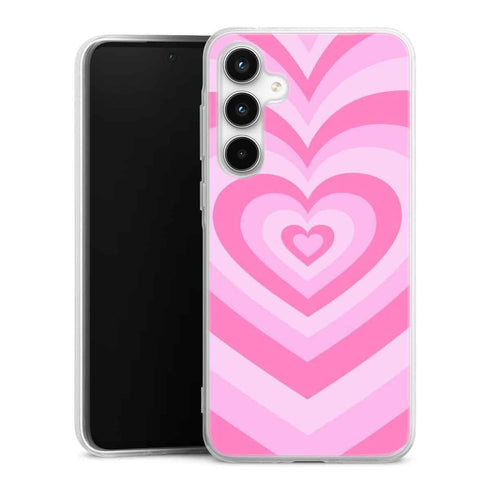 Coque Samsung a35 Coeur Rose