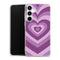 Coque Samsung a35 Coeur Violet