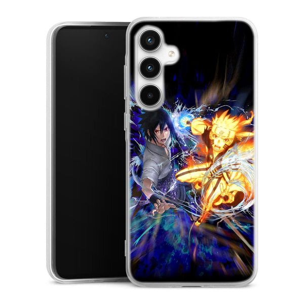 Coque Samsung Galaxy A35 Fight Naruto Sasuke