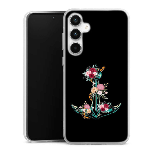 Coque Samsung A35 5G Fleurs d'ancre