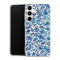 Coque Samsung A35 5G Jardin flottant motif aquarelle en bleu