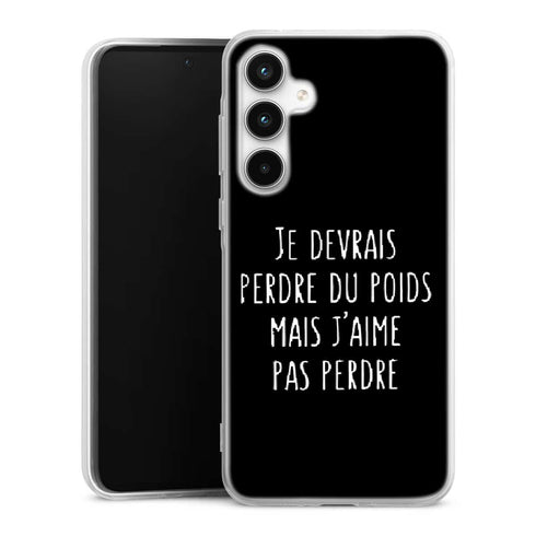Coque Samsung A35 5g Je devrai perdre du poids mais je n'aime pas perdre
