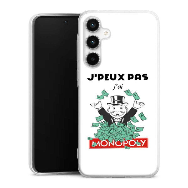 Coque Samsung a35 5g mobile Je Peux pas j'ai Monopoly