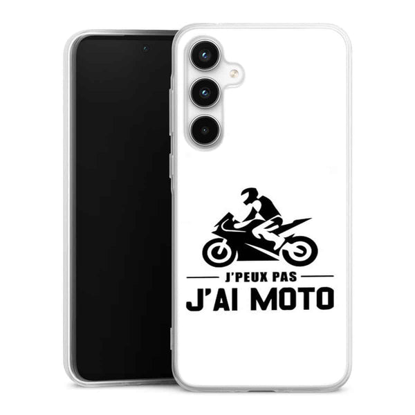 Coque Samsung A35 5g Je peux pas j'ai moto