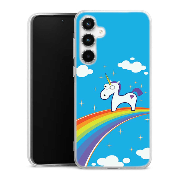 Coque pour Samsung a35 Licorne Rainbow