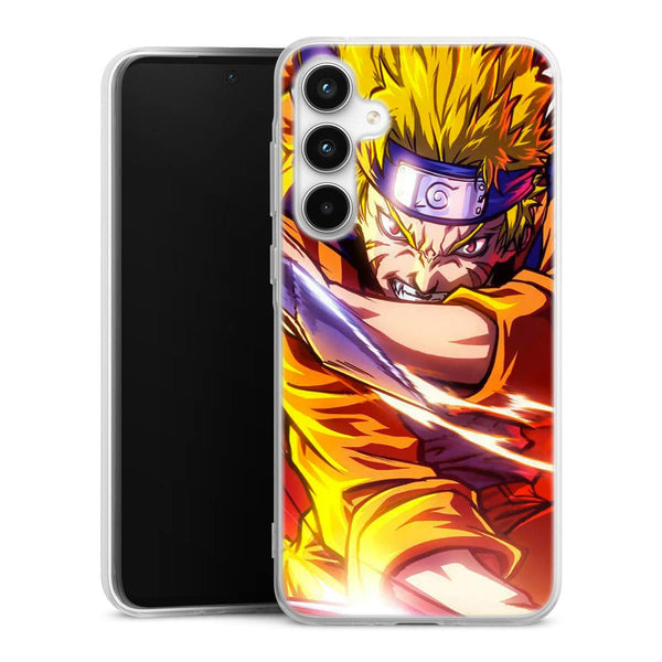 Coque Samsung Galaxy A35 Naruto Influence de Kyubi