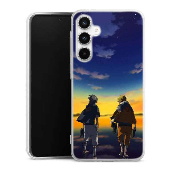 Coque Samsung Galaxy A35 Naruto & Sasuke Ciel Etoilé