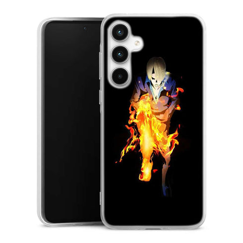 Coque Samsung Galaxy A35 One Piece Sanji Jambe En Feu