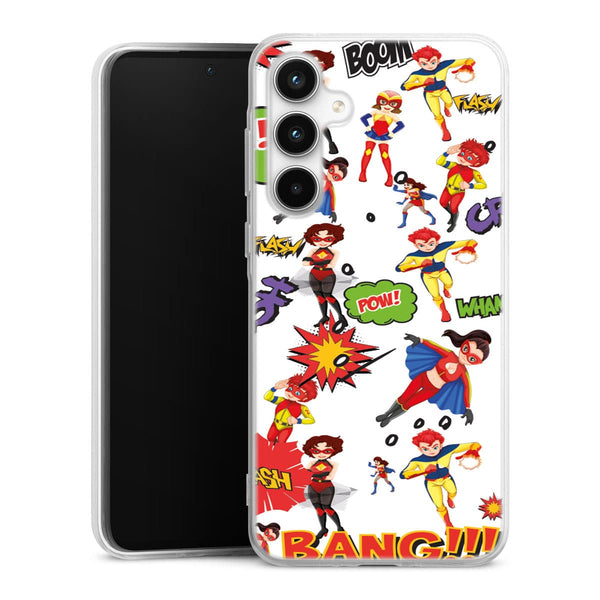 Coque Samsung Galaxy A35 Super Hero Blanc