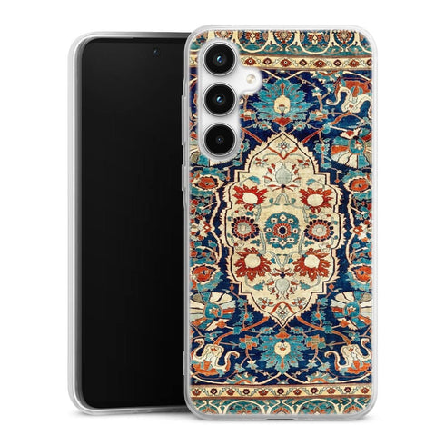 Coque Samsung A35 5G Tapis en soie persan Heriz ou Tabriz