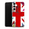 Coque pour Samsung a35 Union Jack Flowers