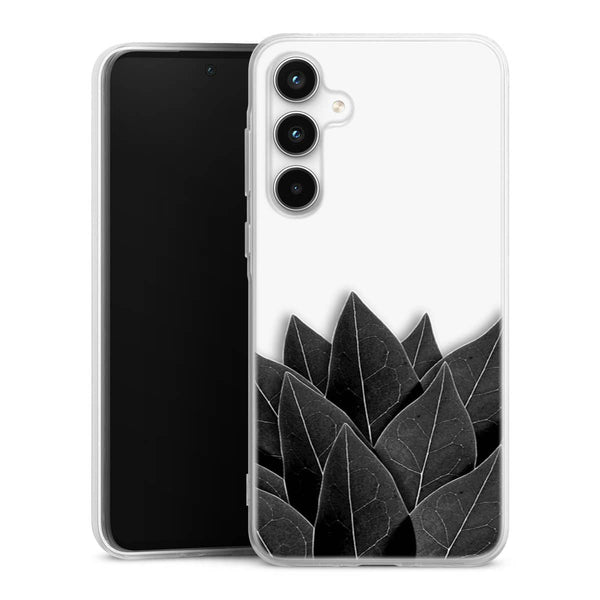 Coque Samsung A35 5G Black Leaves