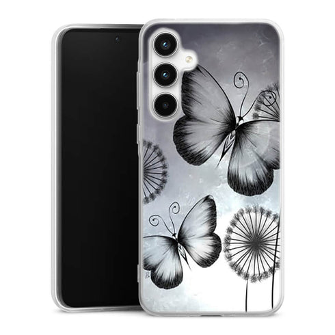 Coque Samsung a35 Butterflies Dandelion