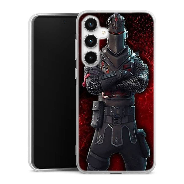 Coque Samsung a35 5g mobile Chevalier noir Fortnite