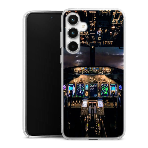Coque Samsung Galaxy A35 5G Cockpit aircraft