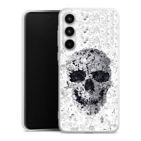 Coque Samsung A35 5G Doodle Skull