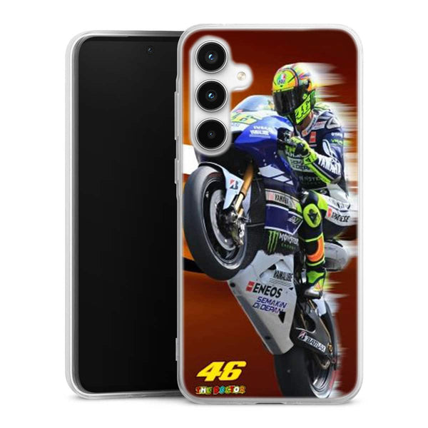 Coque Telephone Samsung A35 5G originale Fan de yamaha en feu vr46 doctors