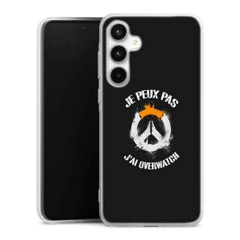 Coque Samsung a35 5g mobile Je peux pas j'ai Overwatch