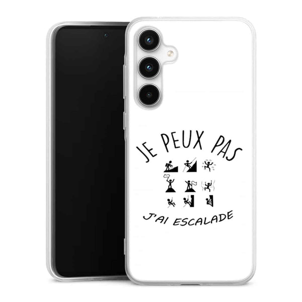 Coque Samsung A35 5G Je peux pas j'ai Escalade