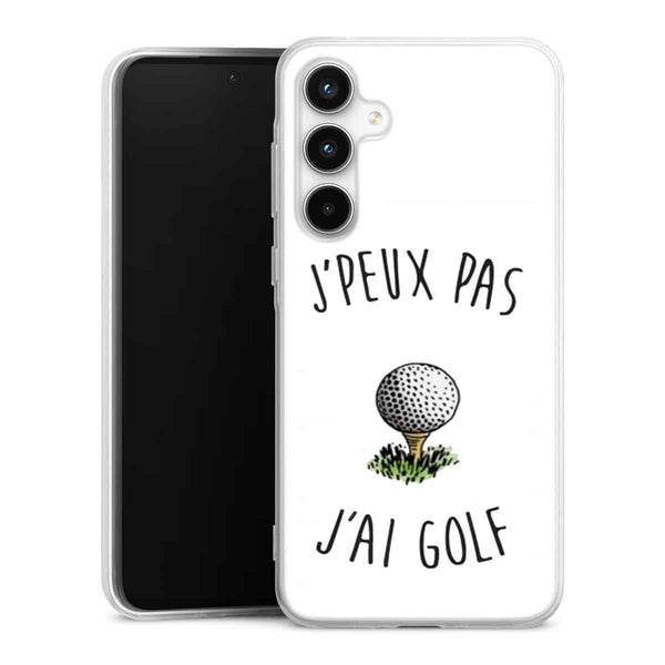Coque Samsung A35 5G Je peux pas j'ai Golf