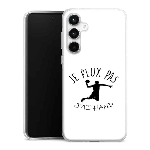 Coque Samsung A35 5G Je peux pas j'ai Handball