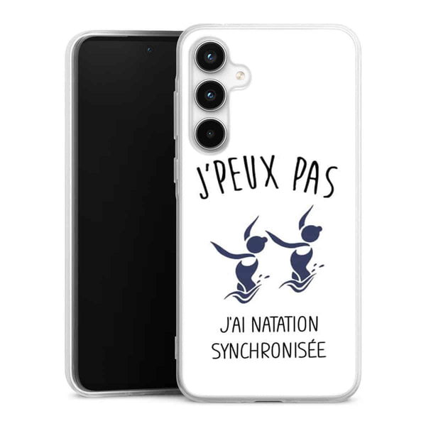 Coque Samsung A35 5G Je peux pas j'ai Natation Synchronisée