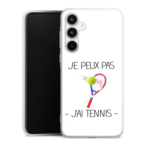 Coque Samsung A35 5G Je peux pas j'ai Tennis