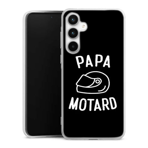 Coque Samsung Galaxy A35 5G Papa Motard Passion