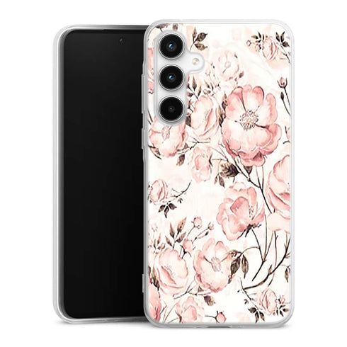 Coque Samsung A35 5G Roses et pivoines victoriennes