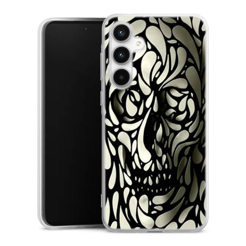 Coque A35 5G Skull White Black