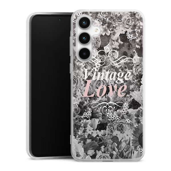 Coque Samsung a35 Vintage love in black and white